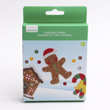 DIY Christmas Series - Αυτοκόλλητα με στρας μπισκοτούλης