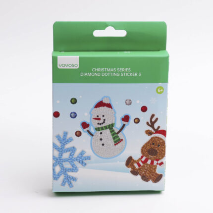 DIY Christmas Series- Αυτοκόλλητα με στρας χιονάνθρωπου